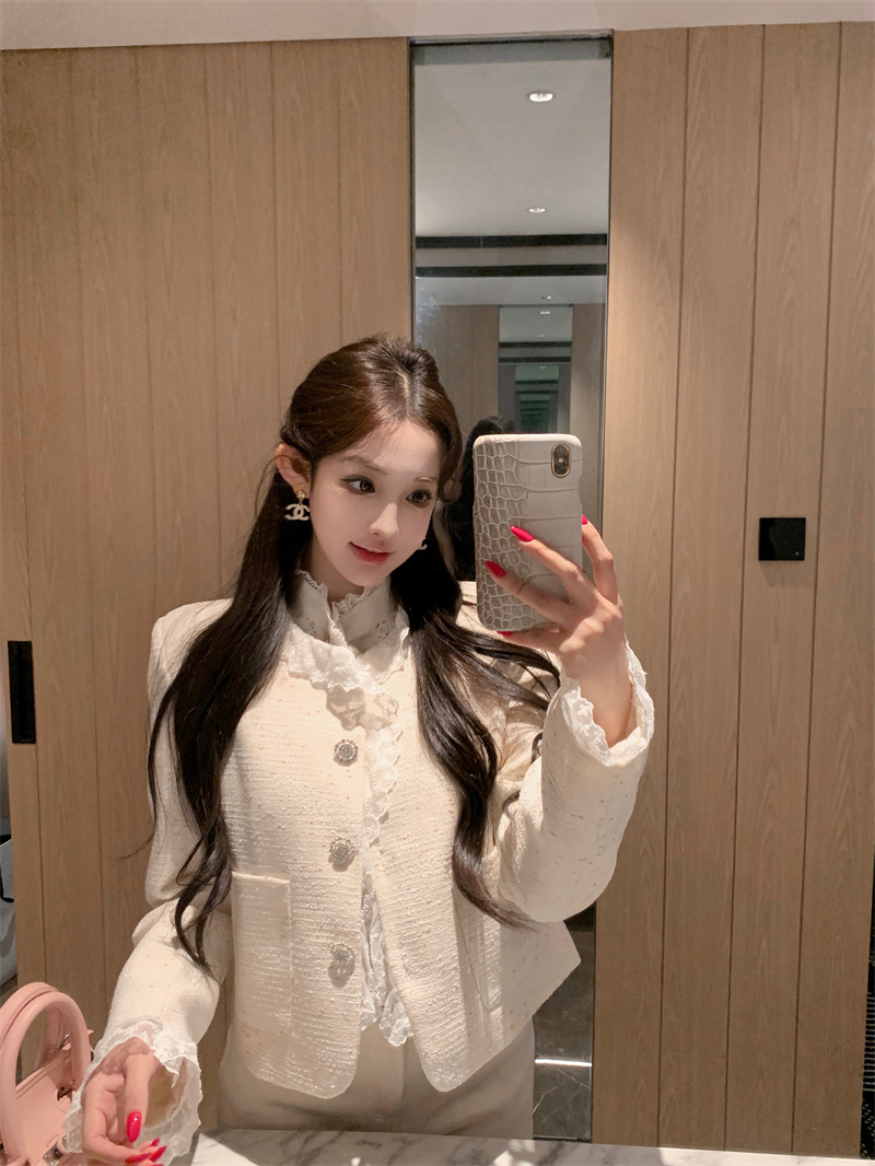 2026 Spring French Style Tweed Short Jacket for Women