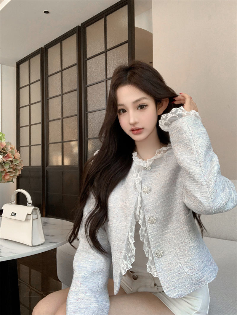 2026 Spring French Style Tweed Short Jacket for Women - Image 3