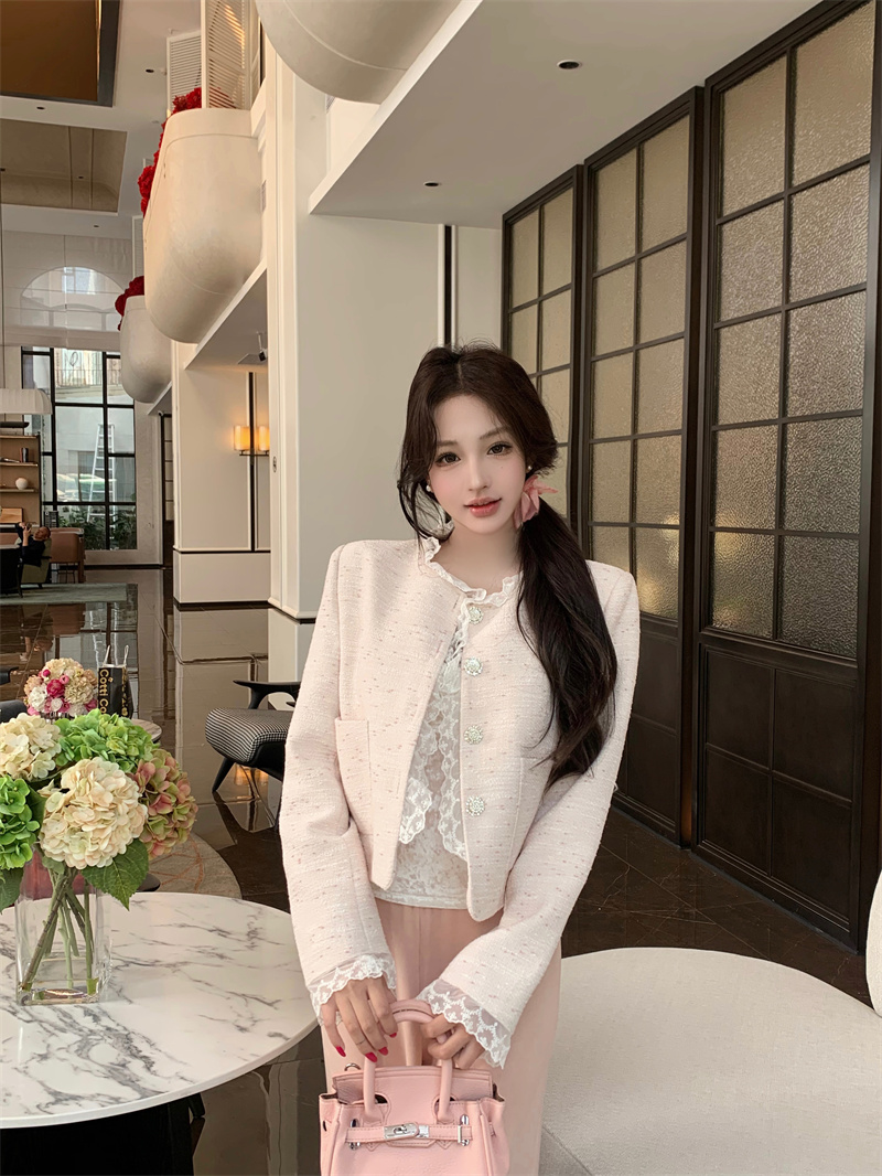 2026 Spring French Style Tweed Short Jacket for Women - Image 4