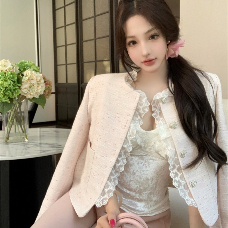 2026 Spring French Style Tweed Short Jacket for Women - Image 5